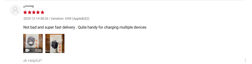 Customer Review Photo